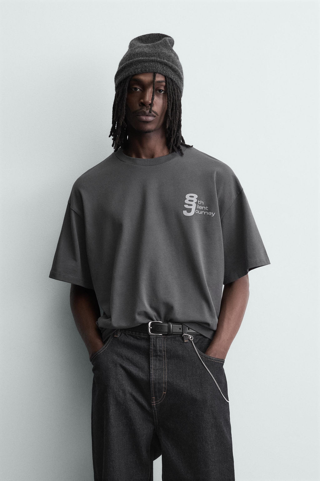 CONTRAST PRINT T-SHIRT - Zara фото 2