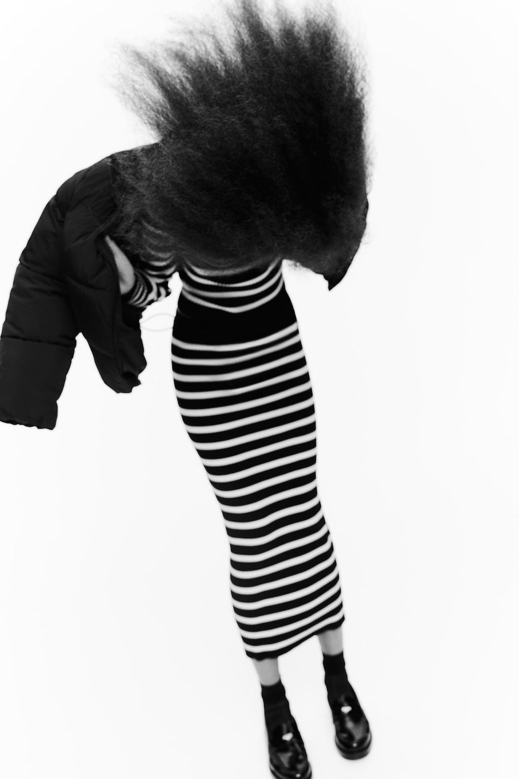 Falda en punto de canale - H&m фото 3