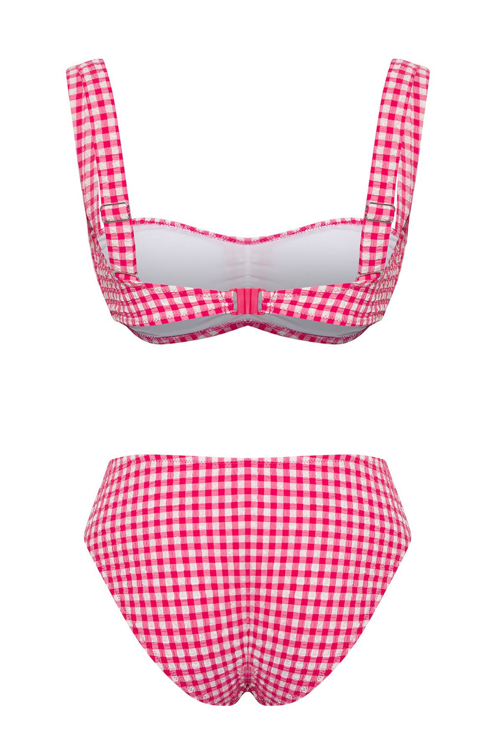 TRENDYOLMILLA Potikare Desenli Bralette Dokulu Regular Pretty Bikini Tak?m? TBESS25BT00036  фото 12