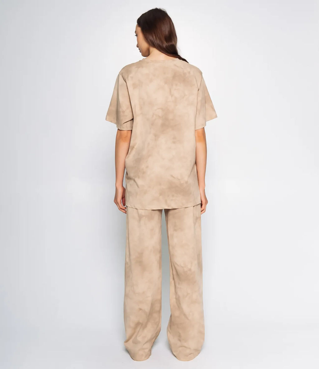 Спортивный костюм #КТ3315 (1), бежевый