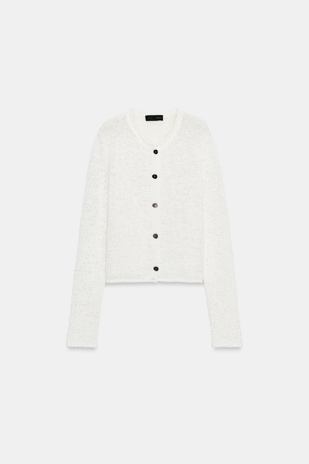 CHAQUETA PUNTO GRUESO / Crudo - Zara фото 3