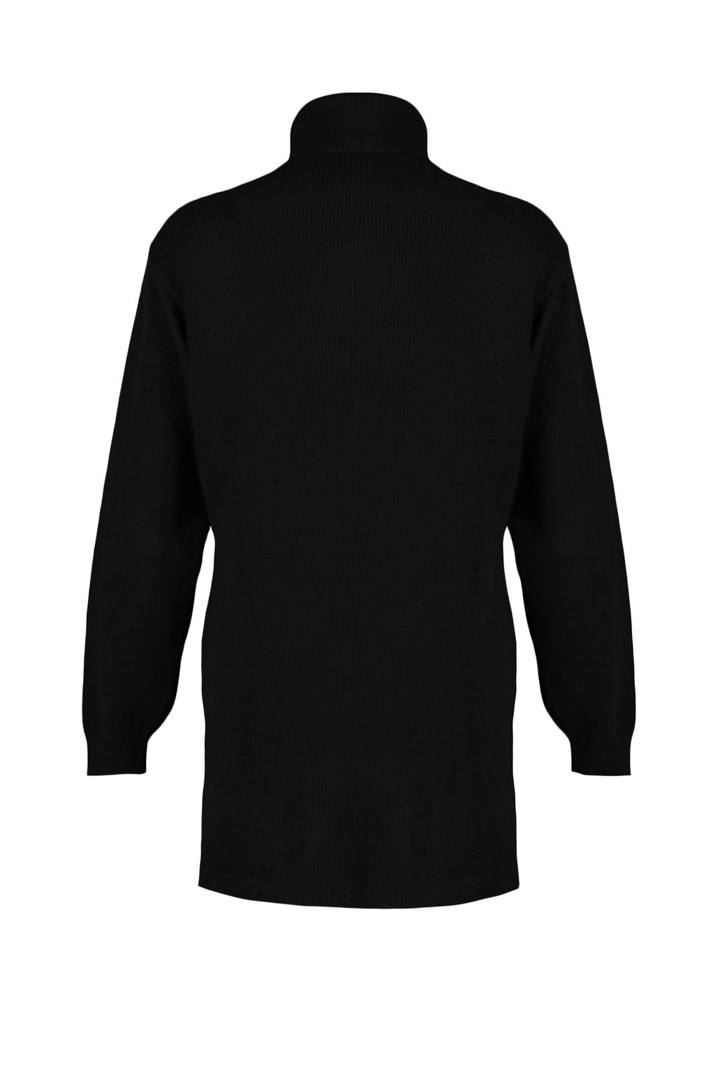 Siyah Mini Triko Genis Kal?p Elbise TWOAW23EL00026