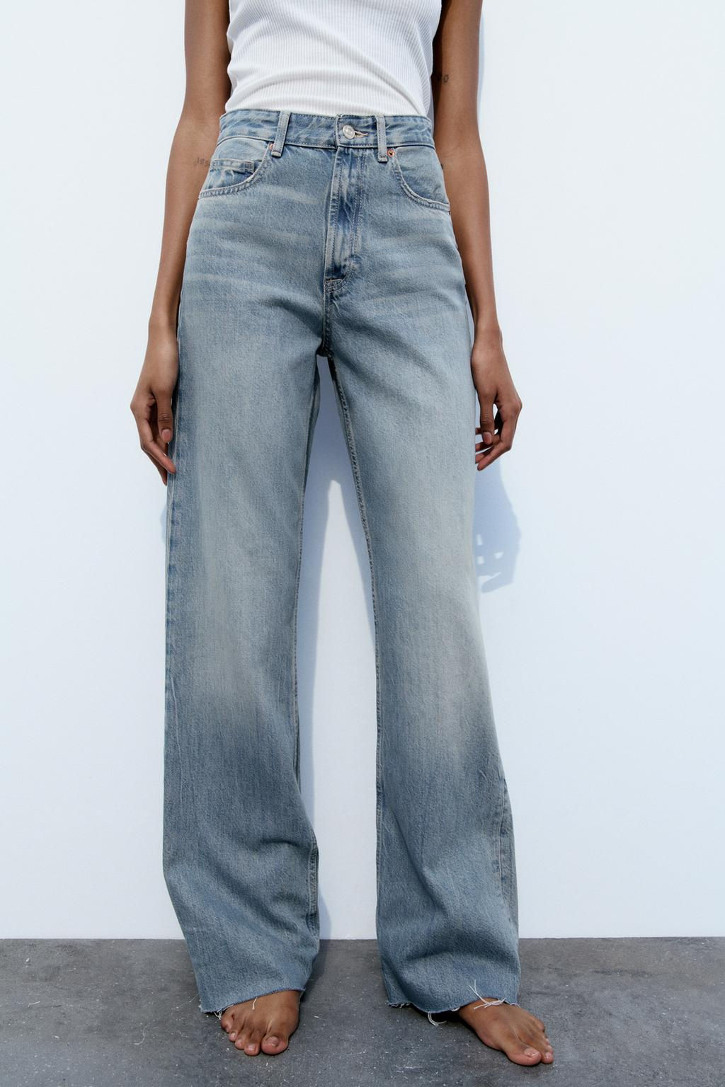 TRF WIDE-LEG HIGH-WAIST JEANS - Zara фото 12