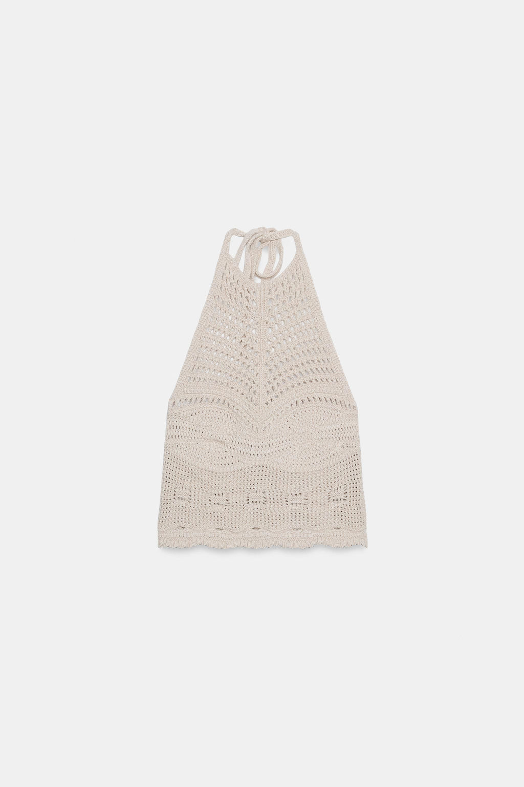 TOP HALTER PUNTO / Crudo
