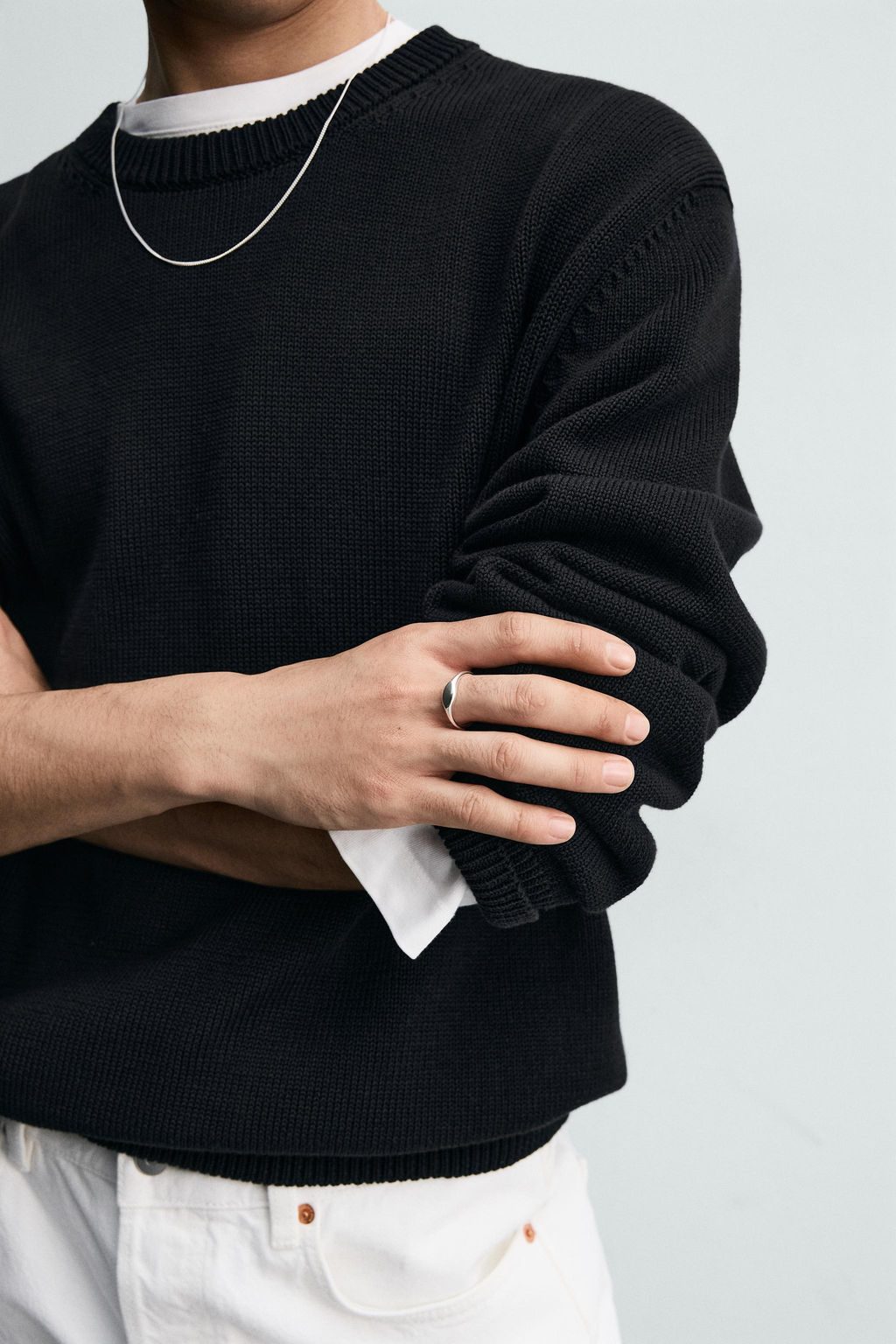 ANILLO SELLO ACERO INOXIDABLE / Plata - Zara фото 2