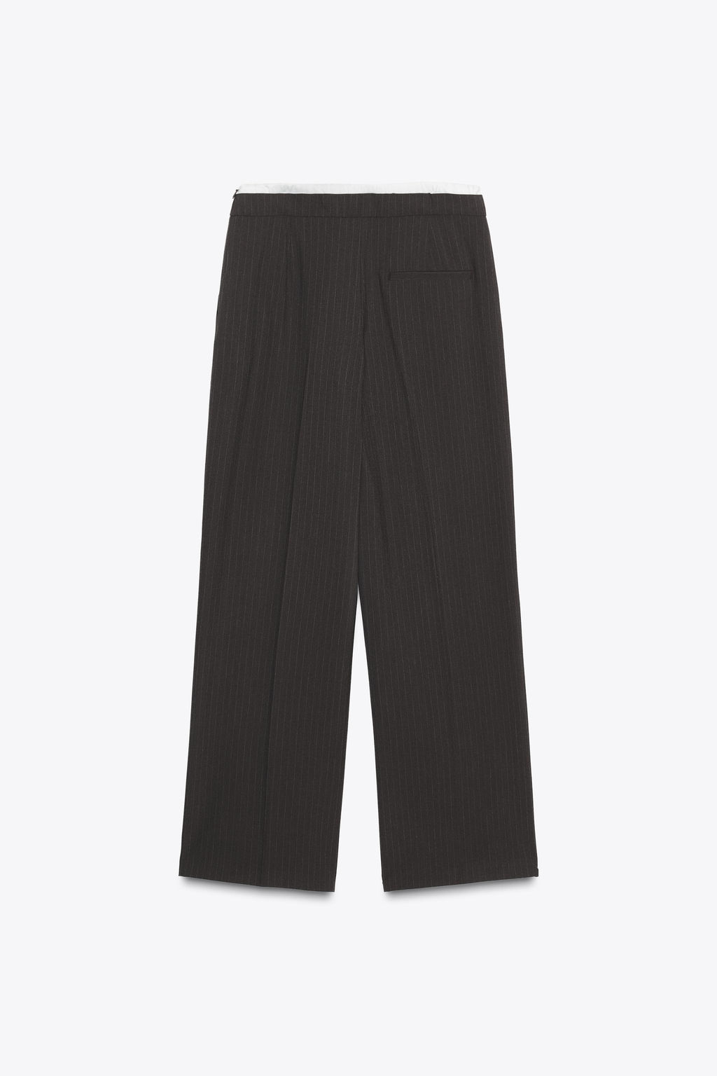 STRAIGHT-LEG TROUSERS WITH DOUBLE WAIST - Zara фото 2