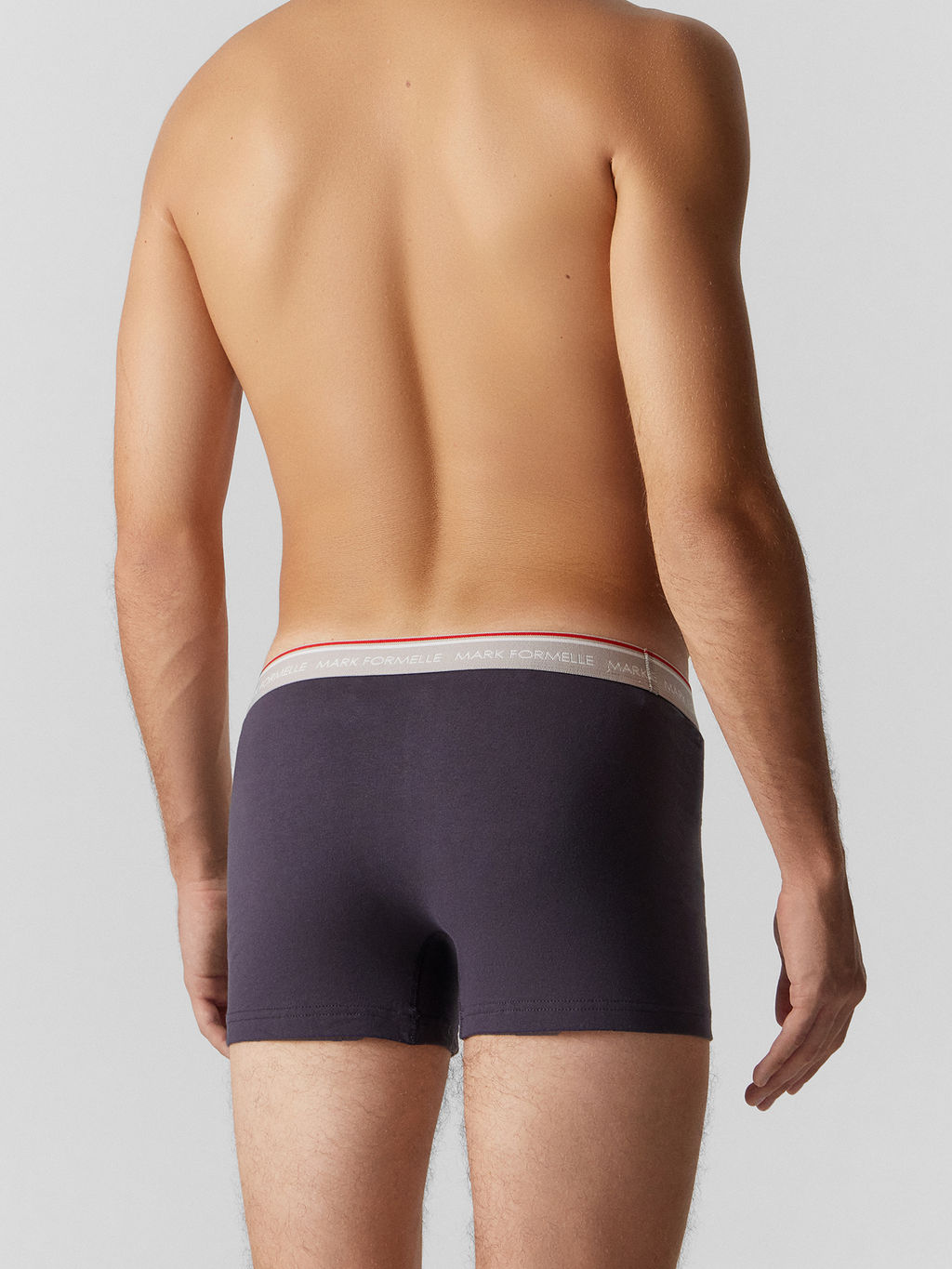 Цена за 2 штуки! Трусы боксеры мужские серые - Mark formelle фото 5