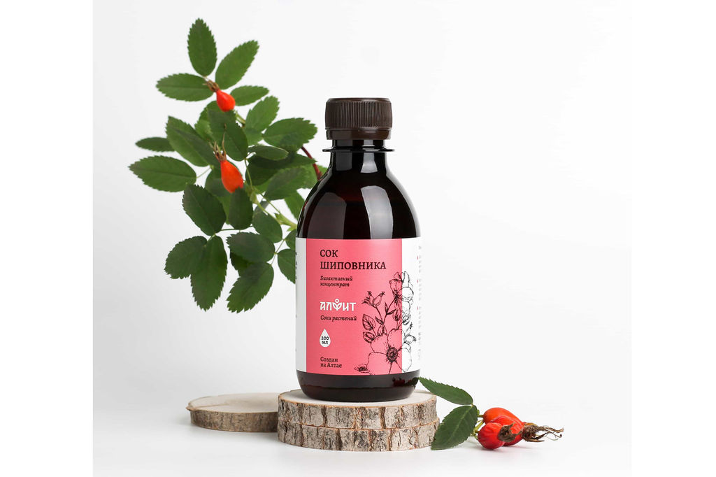 Сок шиповника 200 мл Алфит 6805
