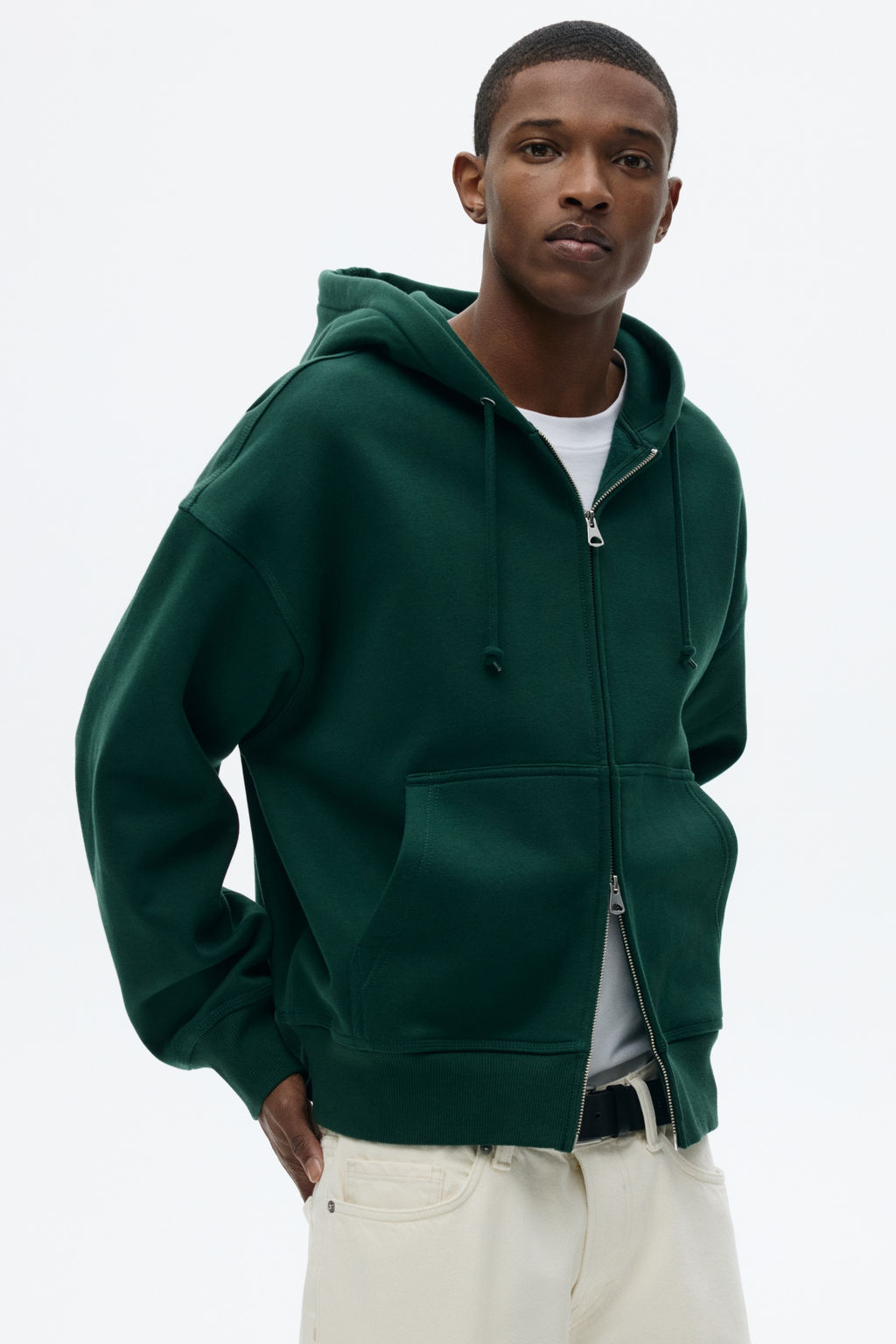 Chaqueta sudadera con capucha Oversized Fit - H&m фото 4