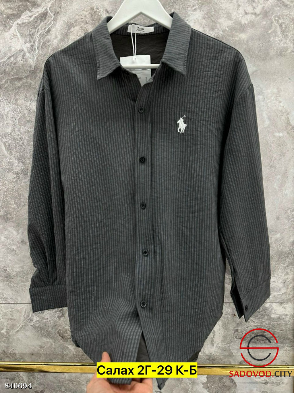 Рубашка женская в мелкую полоску - Bruno фото 4