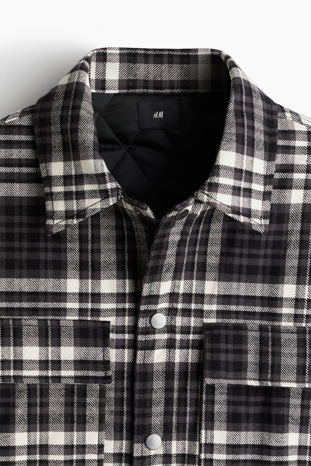 Sobrecamisa de franela Oversized Fit - H&m фото 4
