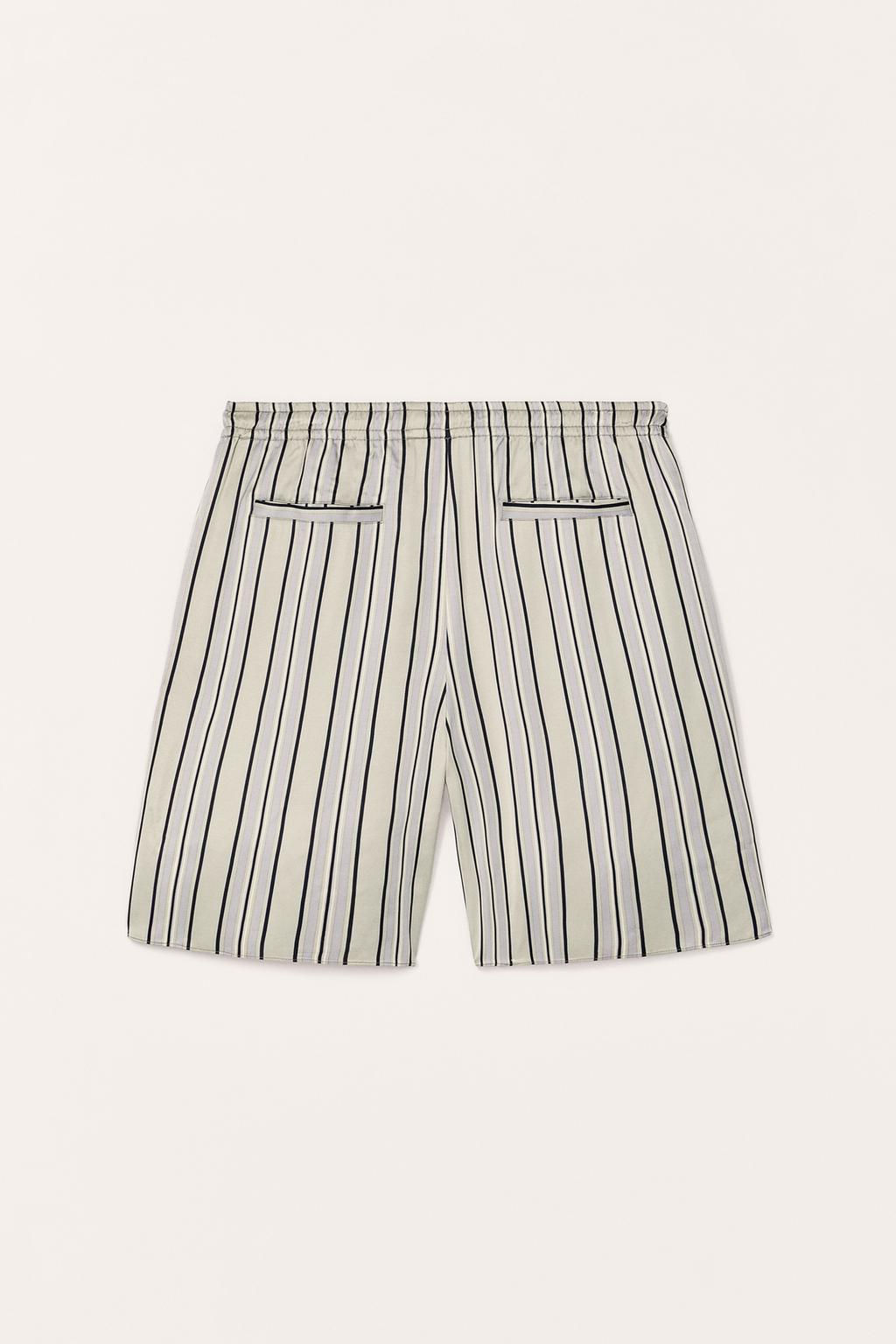 STRIPED RELAXED FIT BERMUDA SHORTS LIMITED EDITION - Zara фото 6