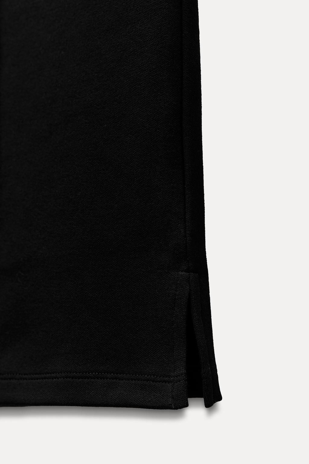 INTERLOCK KNIT TROUSERS WITH VENTS - Zara фото 7