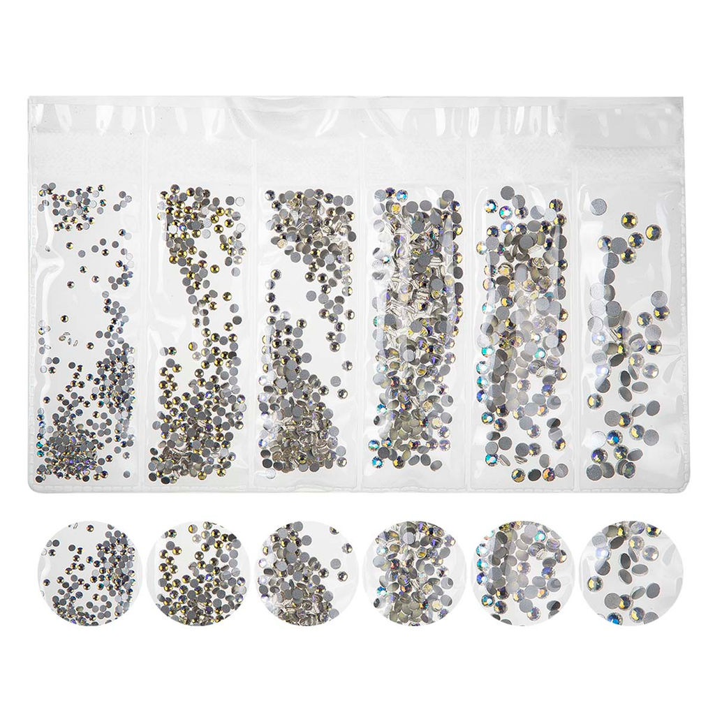 Nail Art Набор страз для ногтей, синий  фото 4