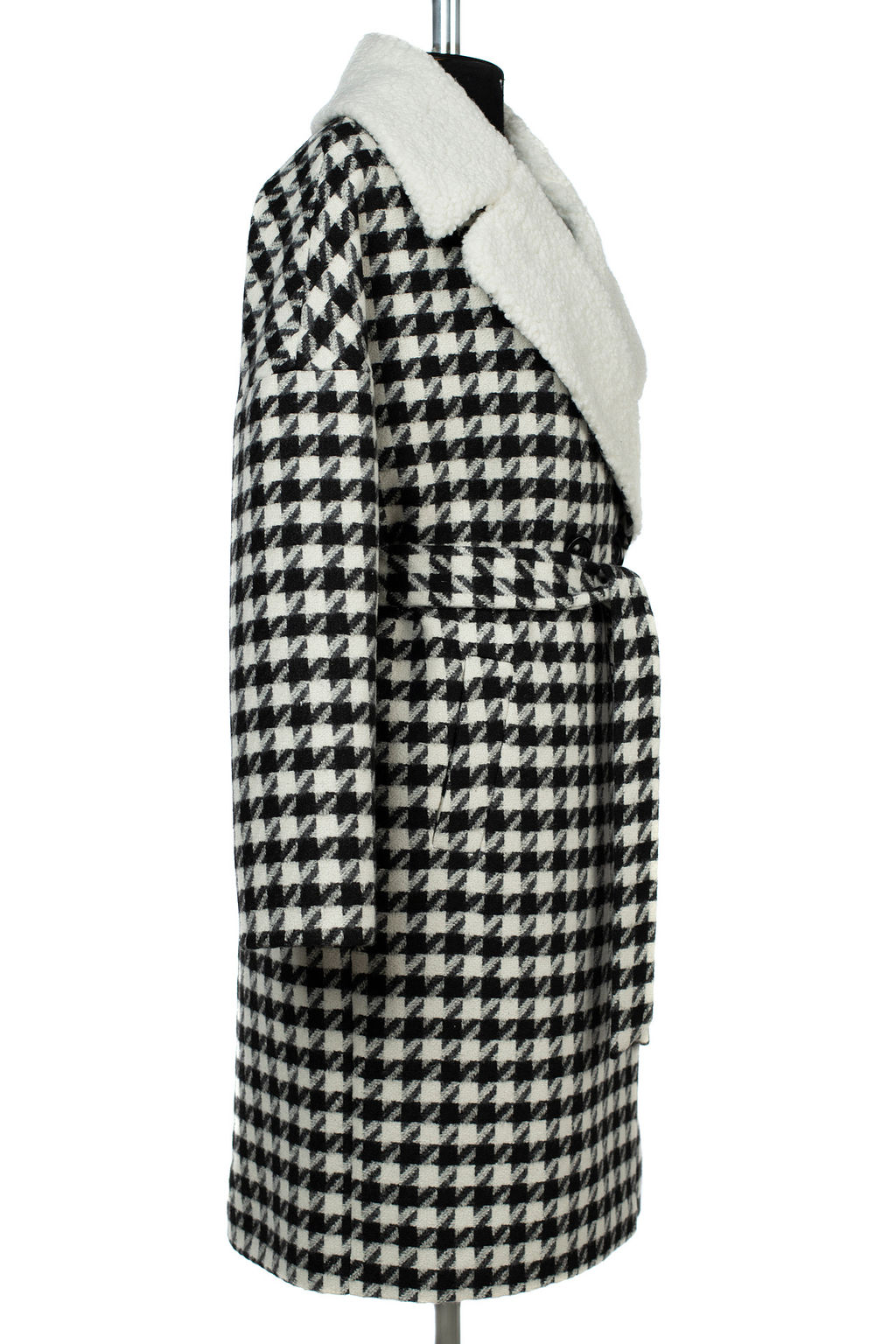 02-3166 Пальто женское утепленное (пояс) - El podio фото 17