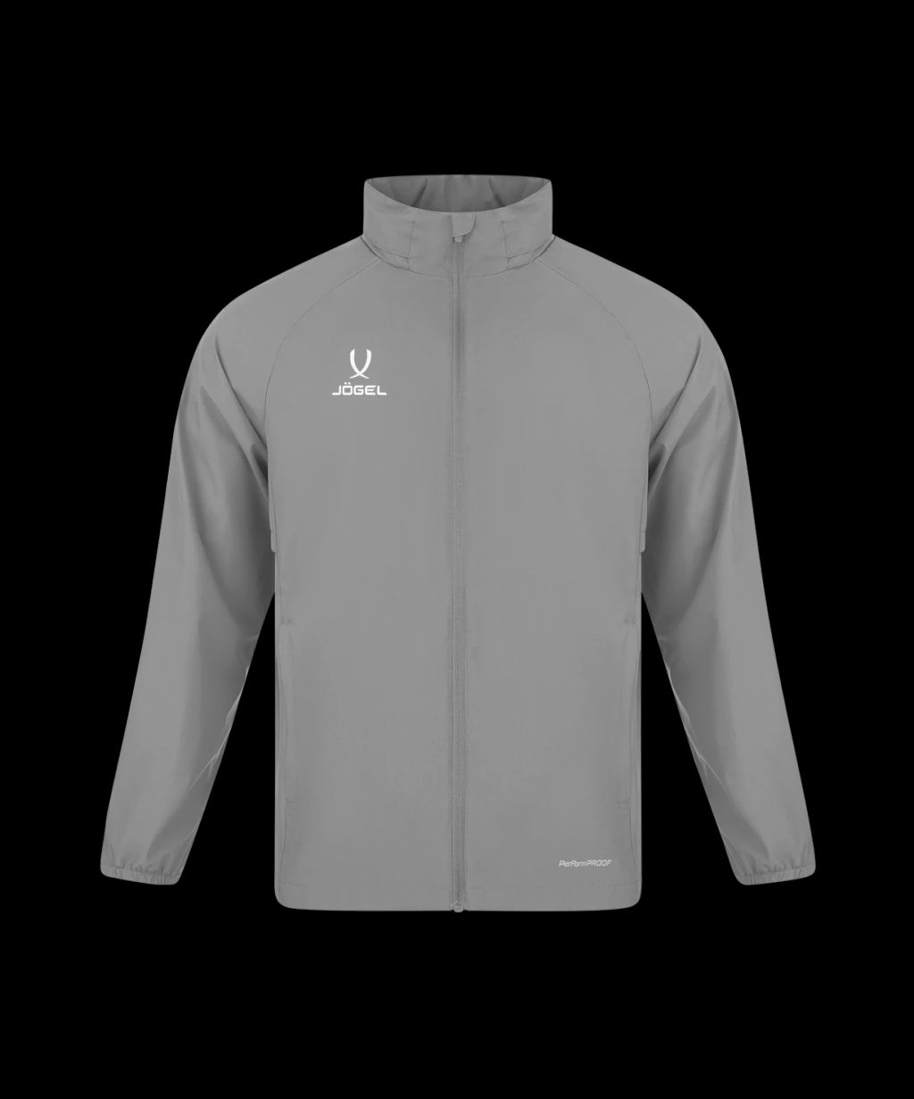 Куртка ветрозащитная JOGEL PREMIER PerFormPROOF FZ Rain Jacket, серый  фото 2