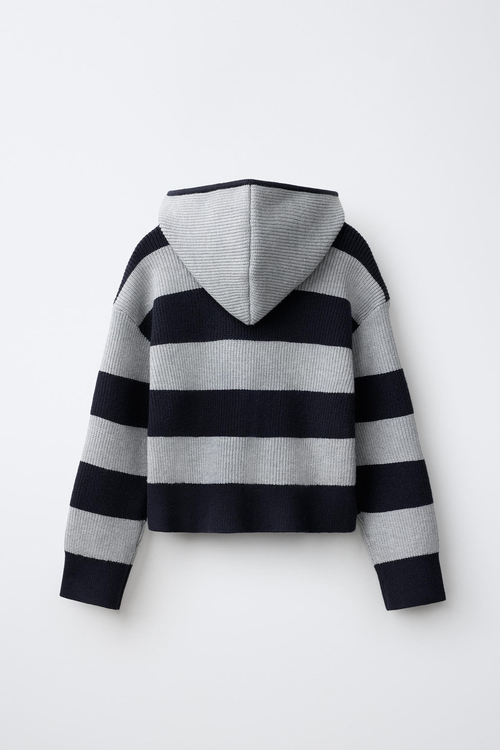 CHAQUETA PUNTO CAPUCHA RAYAS / rayas - Zara фото 4