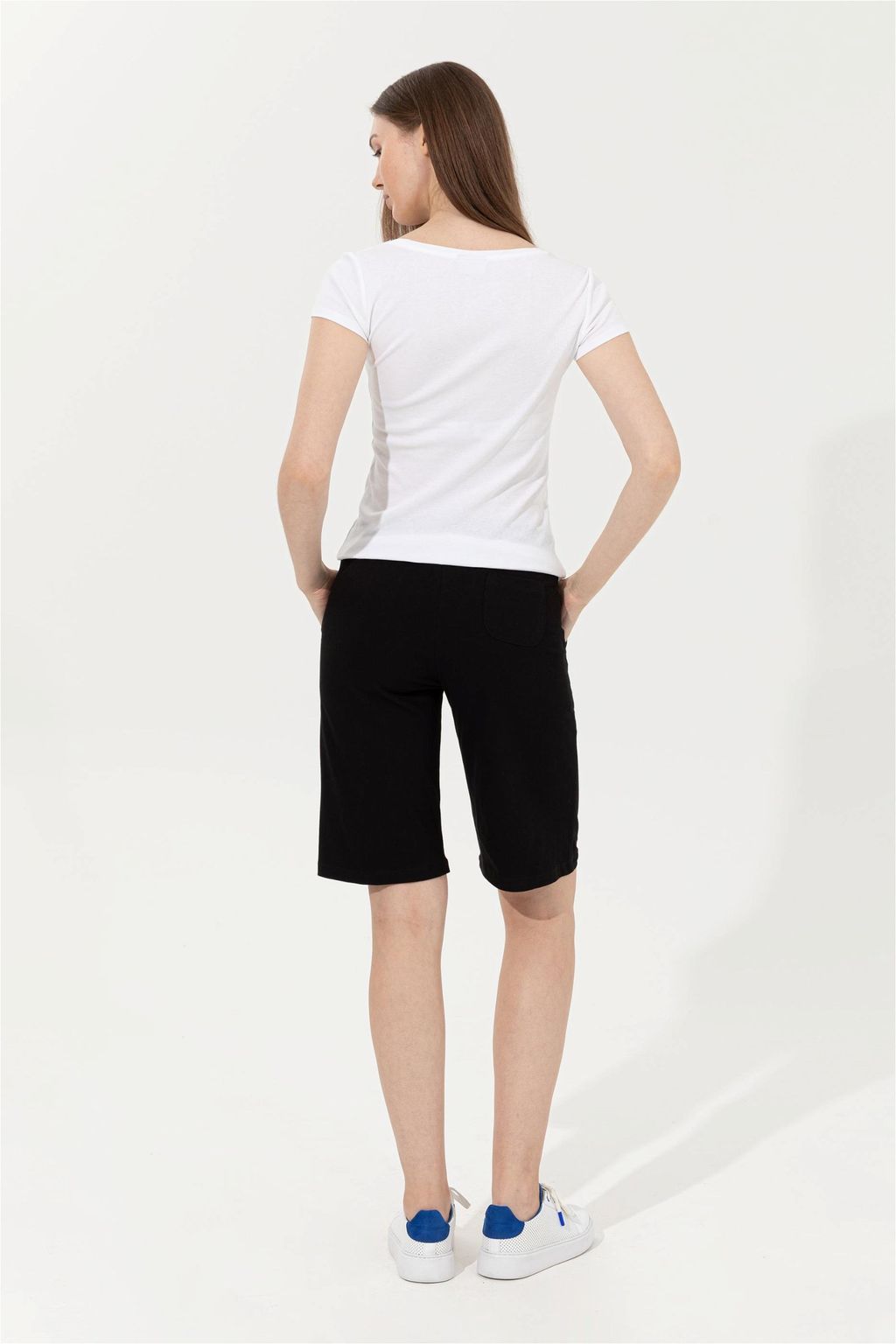 Женские черные трикотажные шорты Скидка 20% в корзине - U.s. polo assn фото 11