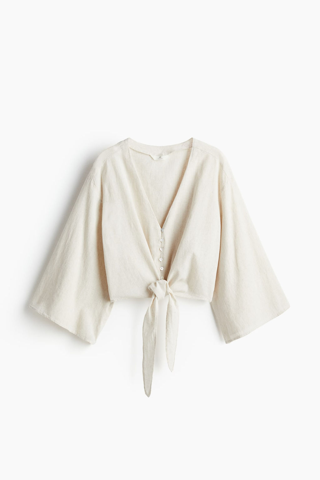 Blusa con nudo decorativo - H&m фото 5