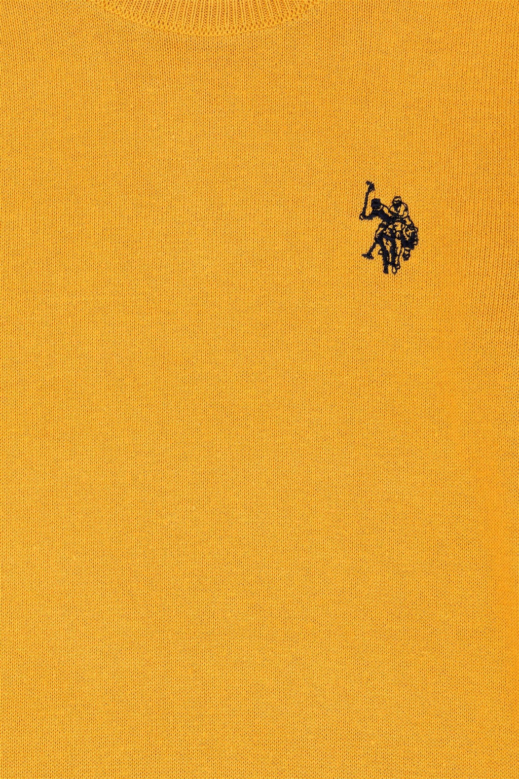 U. S. Polo Assn Базовый свитер горчичного цвета для мальчика - U.s. polo assn фото 3