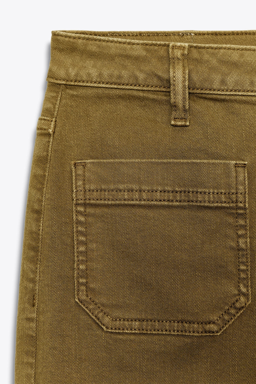 Z1975 HIGH-WAIST JEANS WITH PATCH POCKETS - Zara фото 8