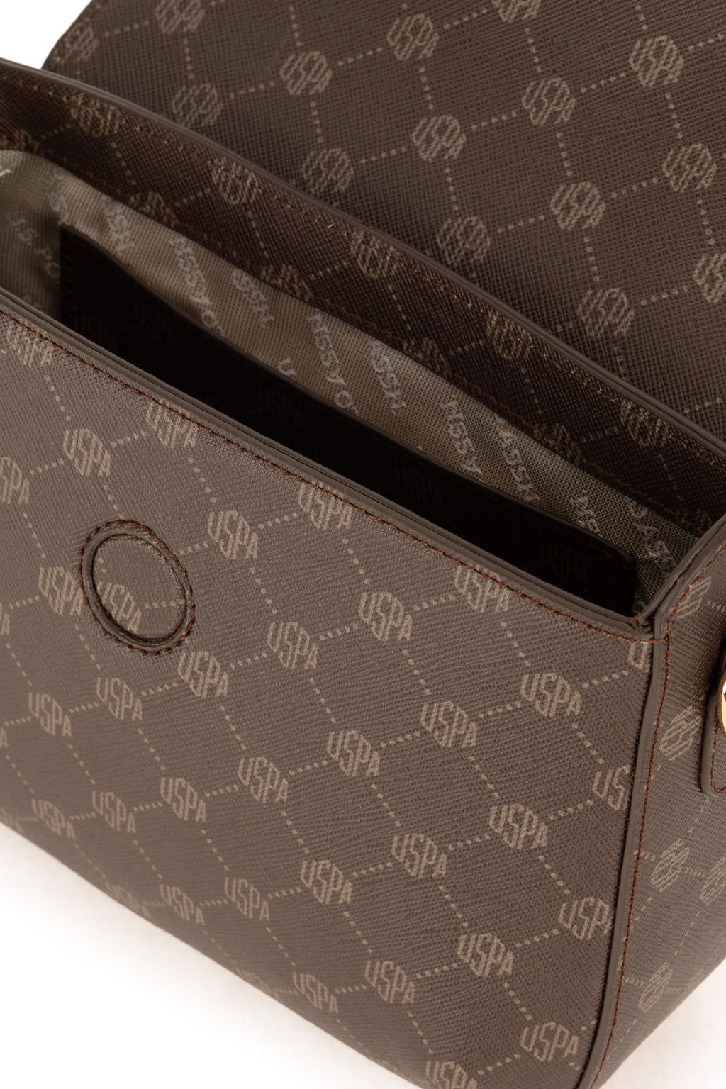 Женская коричневая сумка через плечо Неожиданная скидка в корзине - U.s. polo assn фото 7