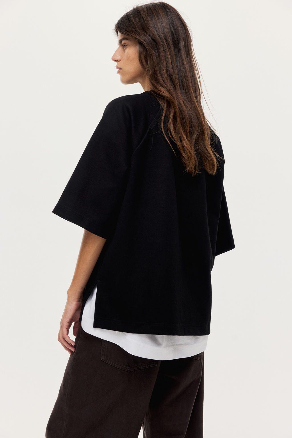 Camiseta interlock oversize - H&m фото 5