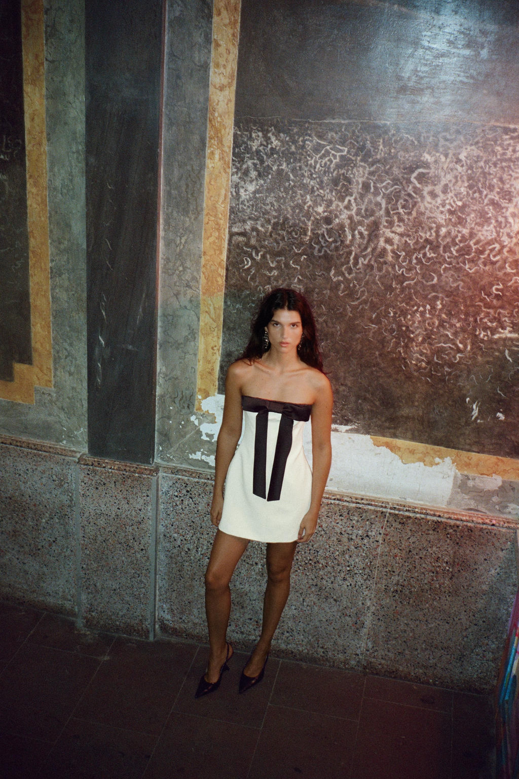 STRAPLESS DRESS WITH BOW - Zara фото 7