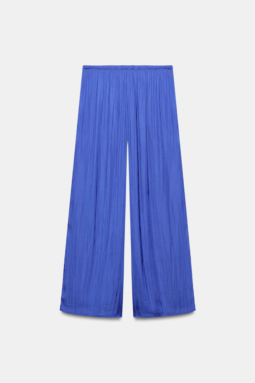PANTAL?N FLUIDO PALAZZO / Azul el?ctrico