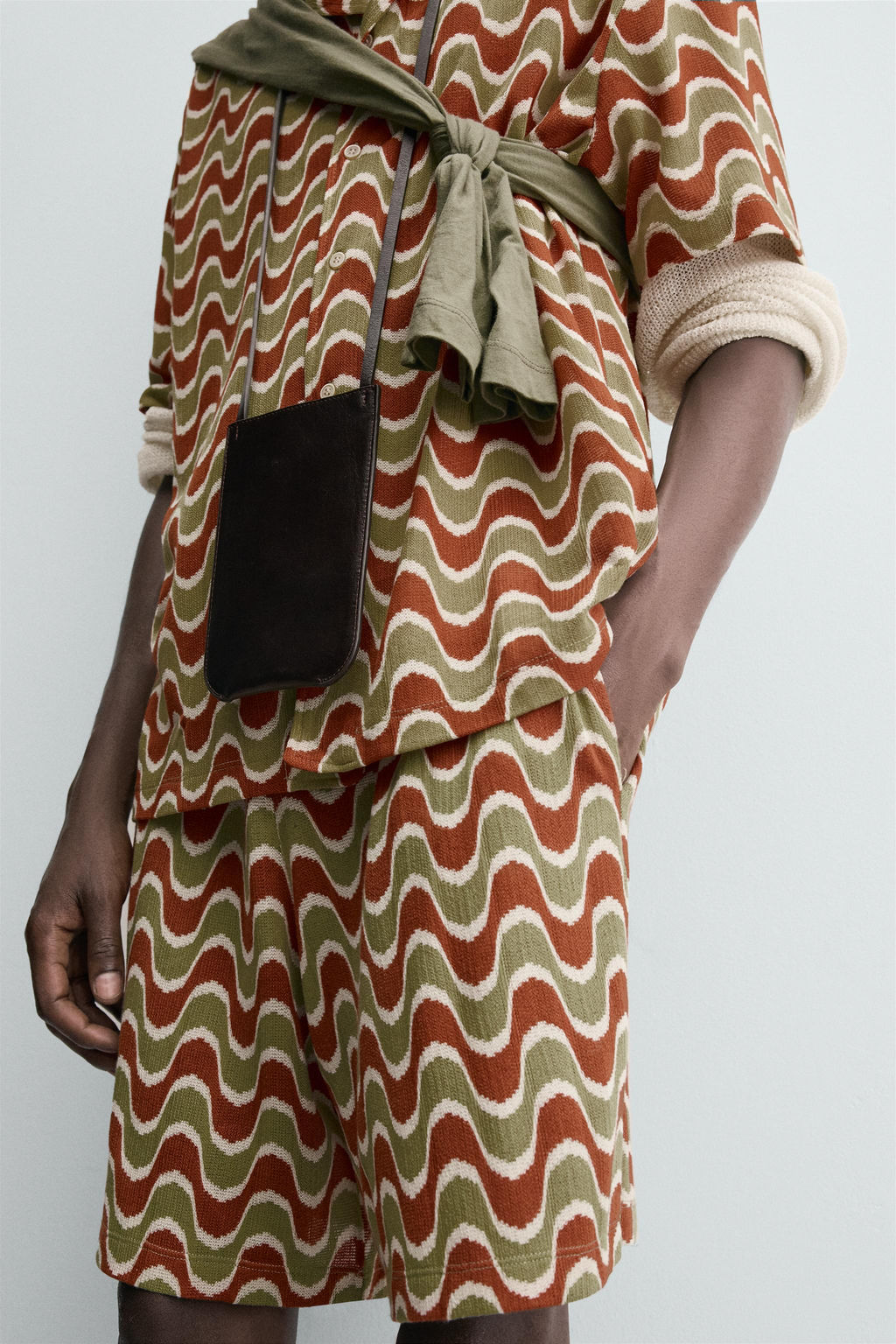 GEOMETRIC JACQUARD SHIRT - Zara фото 5