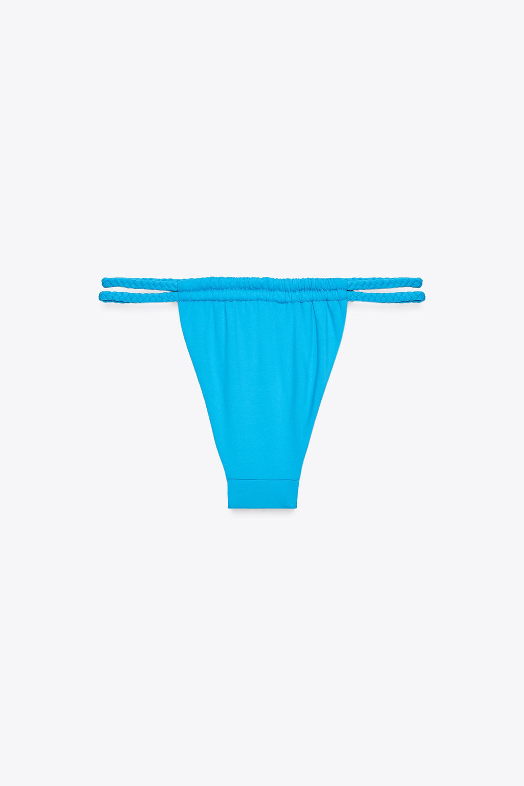 BRAIDED TIE-SIDE BIKINI BOTTOMS - Zara фото 8
