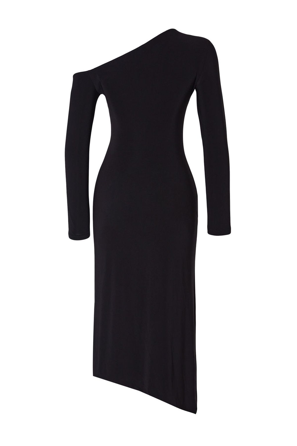 Limited Editon Omzu Ac?k Vucuda Oturan Drapeli Esnek Maxi Orme Elbise TWOAW25EL00296