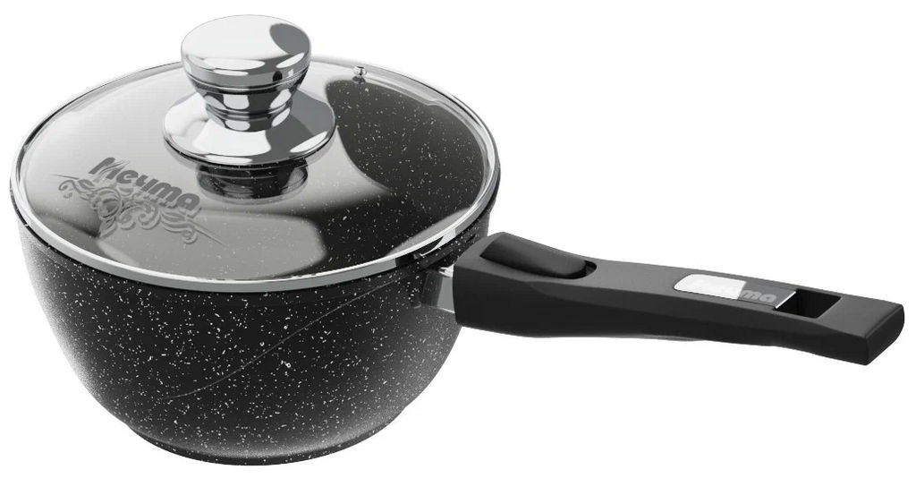 Ковш 1.7л АП Гранит black со съемной ручкой арт.082802 /Мечта/  фото 2