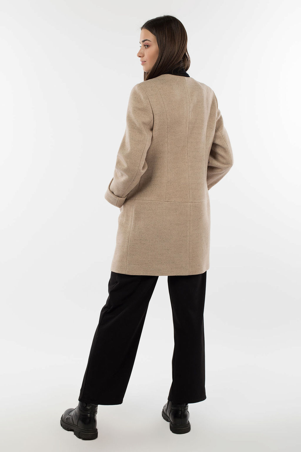 01-07444 Пальто женское демисезонное - Империя пальто фото 3