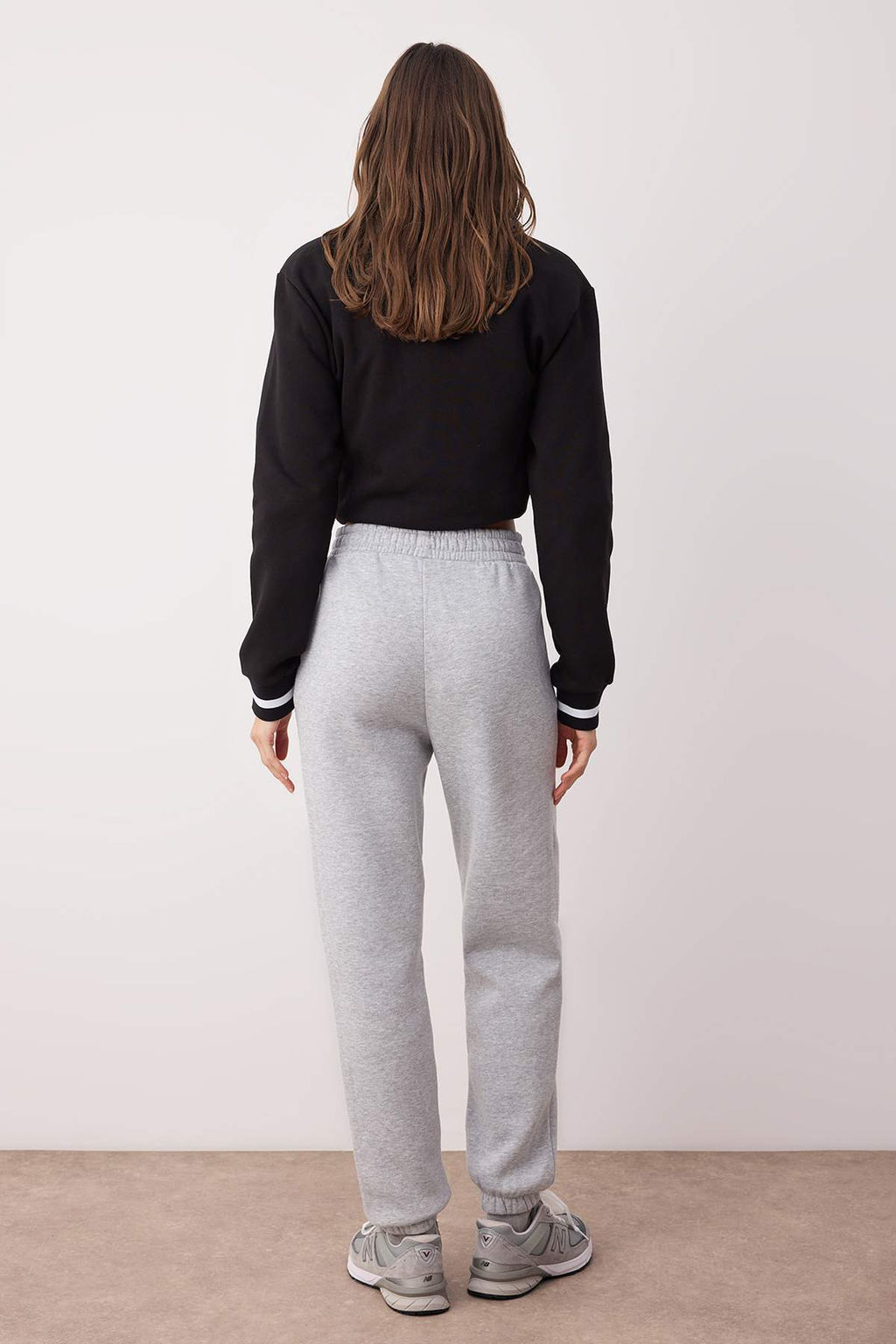 Lacivert Loose Jogger Kal?n Ici Polarl? Orme Esofman Alt? Pantolon TWOAW23EA00151 - Trendyolmilla фото 24