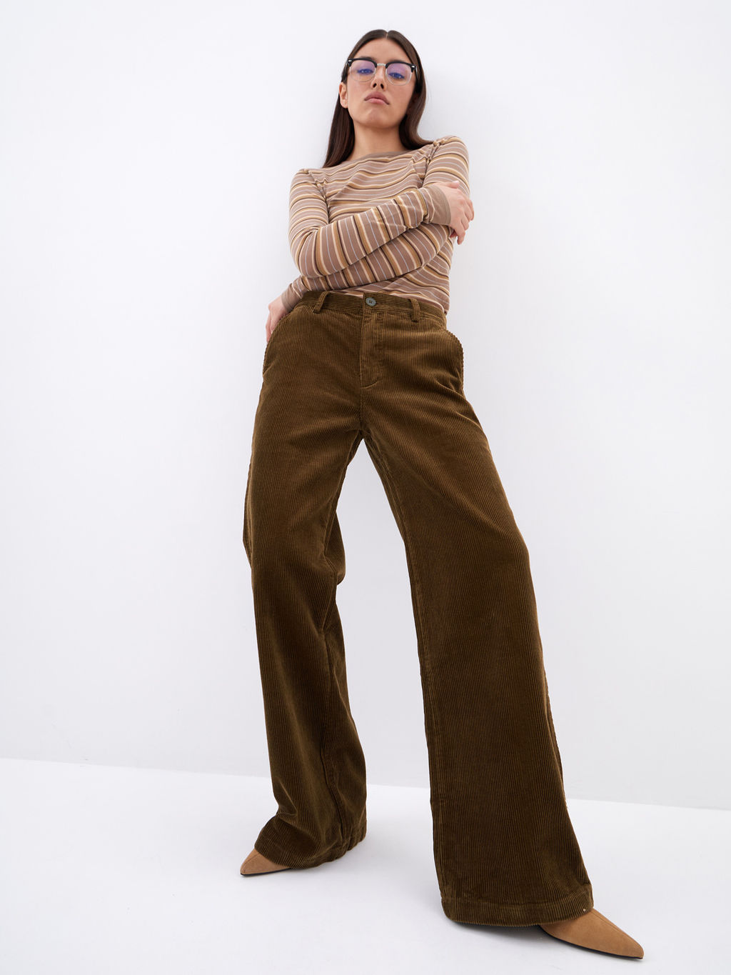 Женские Вельветовые Брюки Свободные - Mossmore фото 180