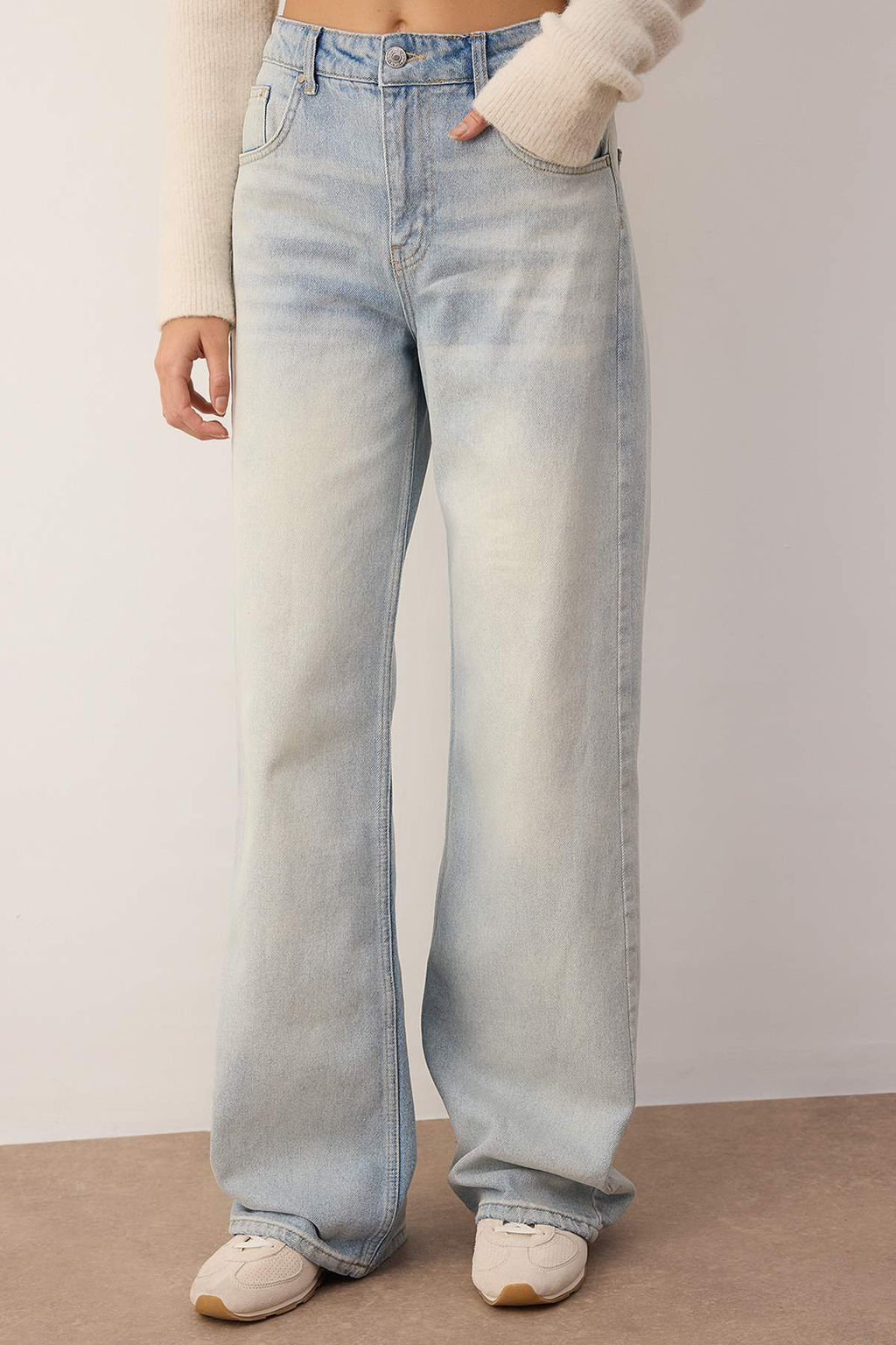 Mavi Vintage Y?kama Yuksek Bel Genis Paca Wide Leg Jeans TWOAW26JE00072 - Trendyolmilla фото 3