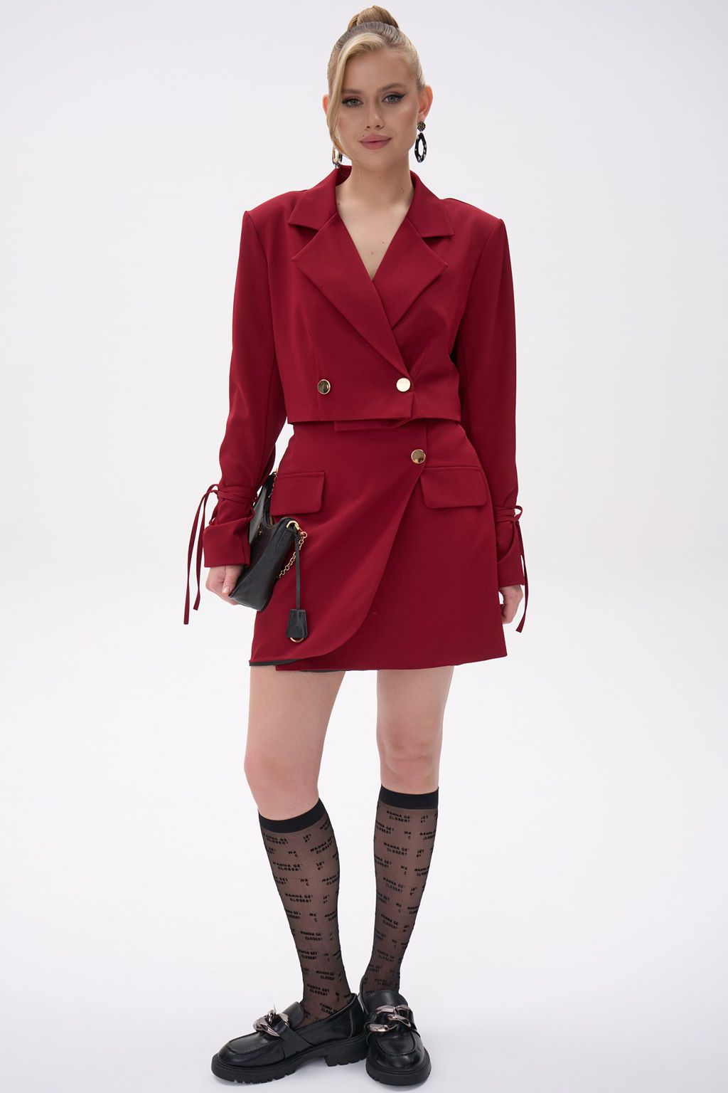 Юбка Бонни (бордовый) - Эльза фото 8