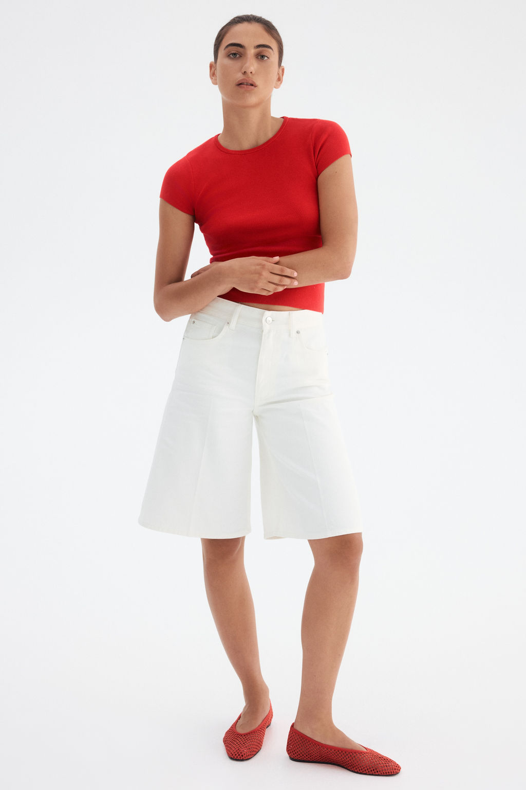 Camiseta en punto fino - H&m фото 4