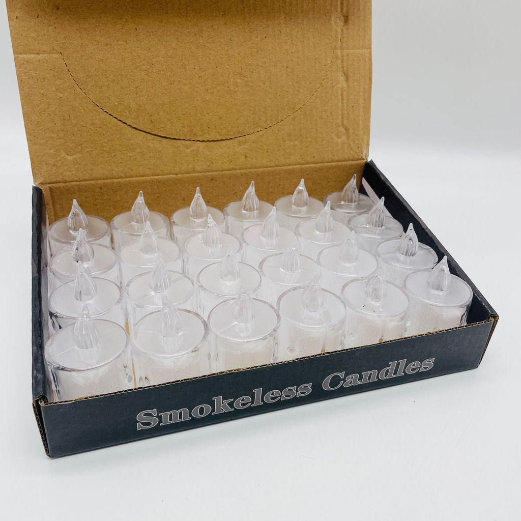 Новогодний декор Ночник - Свеча короткая 6,5 см (24 шт в уп) - Ип лебедев о.ю фото 2