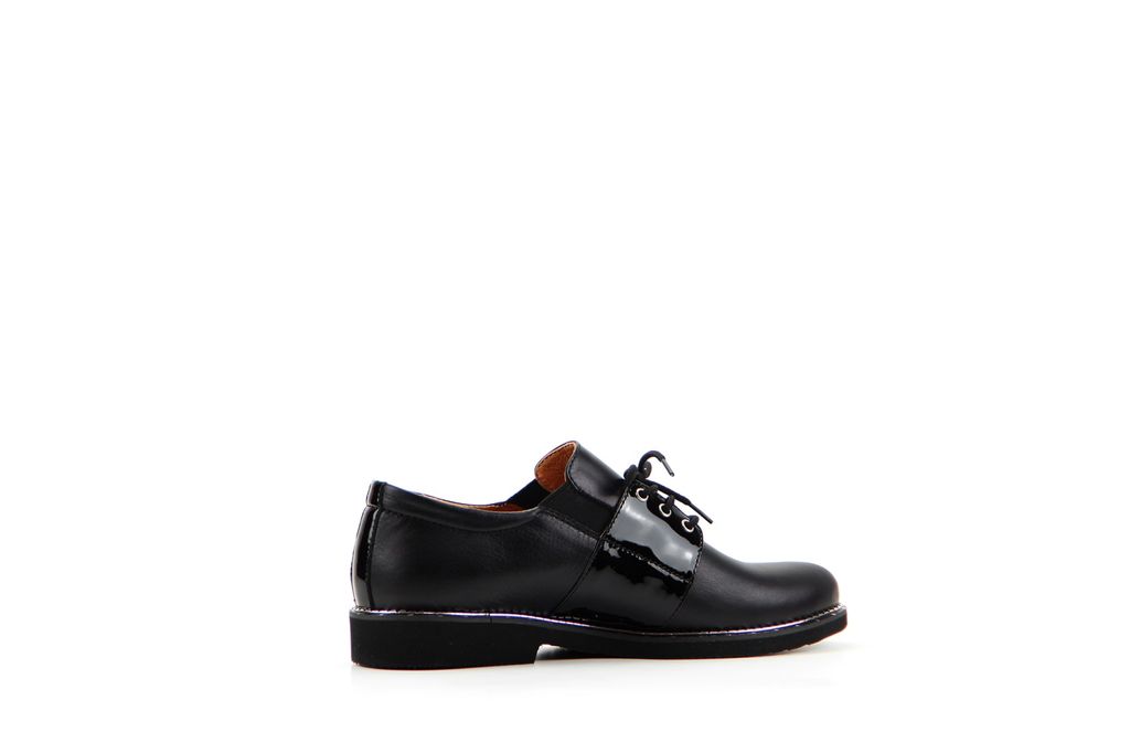 Туфли полуботинки EDART 111.1012.black+laq фото 3