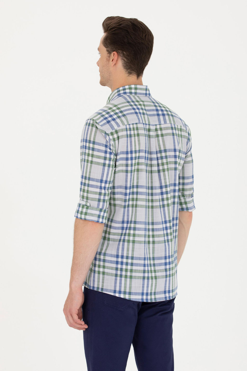 U. S. Polo Assn Мужская рубашка Saks в клетку - U.s. polo assn фото 19