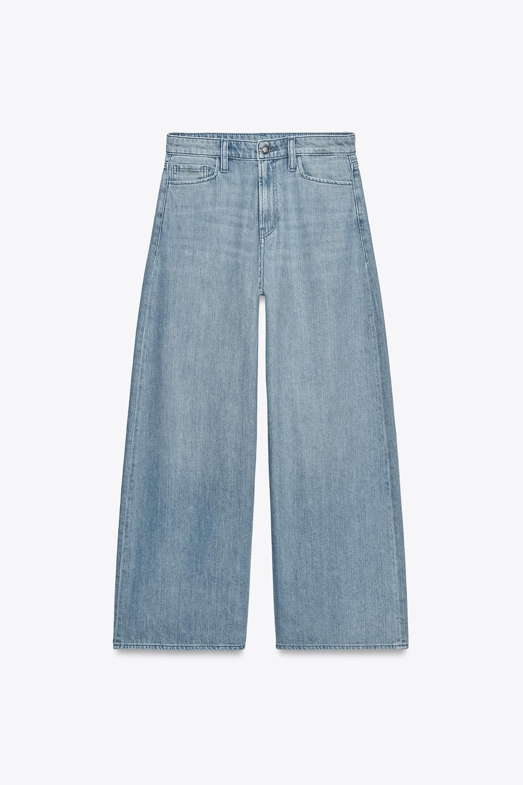 ZW COLLECTION HIGH-WAIST BAGGY JEANS - Zara фото 2