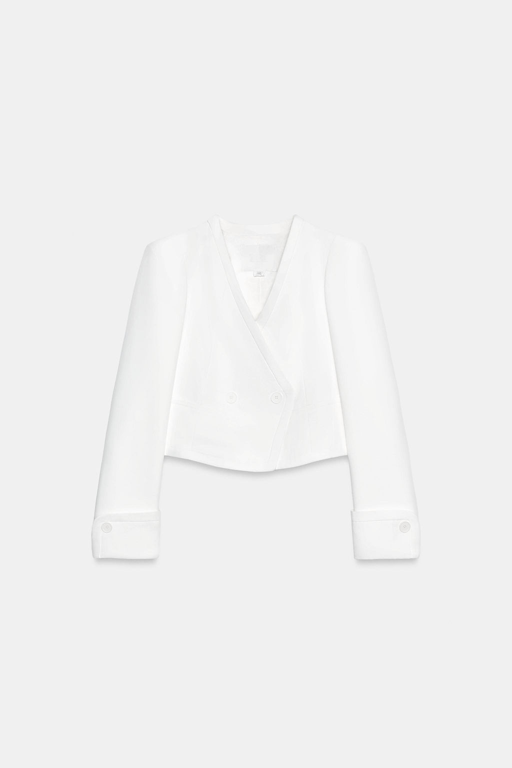 BLAZER CRUZADA ZW COLLECTION / Blanco - Zara фото 5