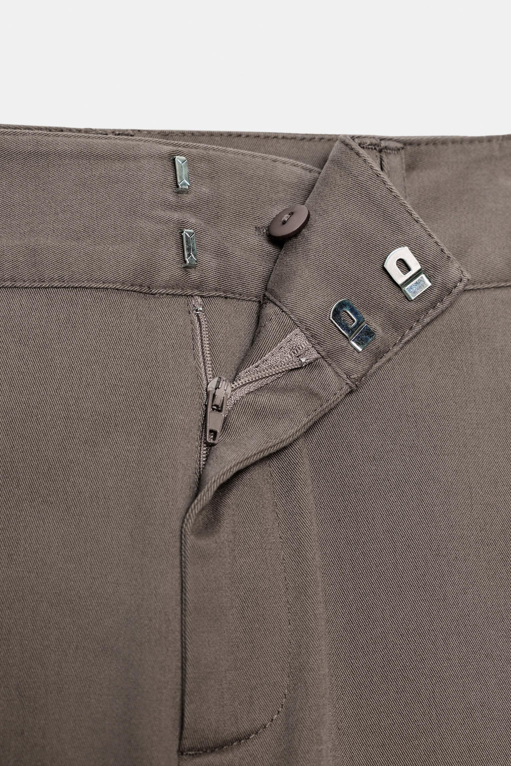 mid-waist BARREL TROUSERS - Zara фото 8