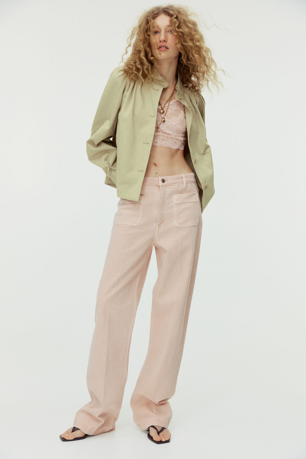 Wide High Jeans - H&m фото 9