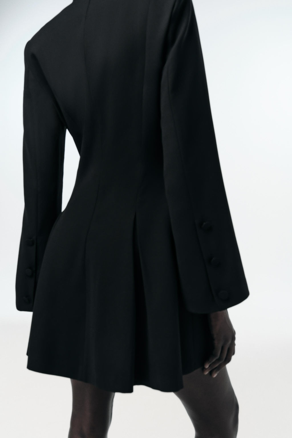 MINI DRESS WITH SHOULDER PADS - Zara фото 6