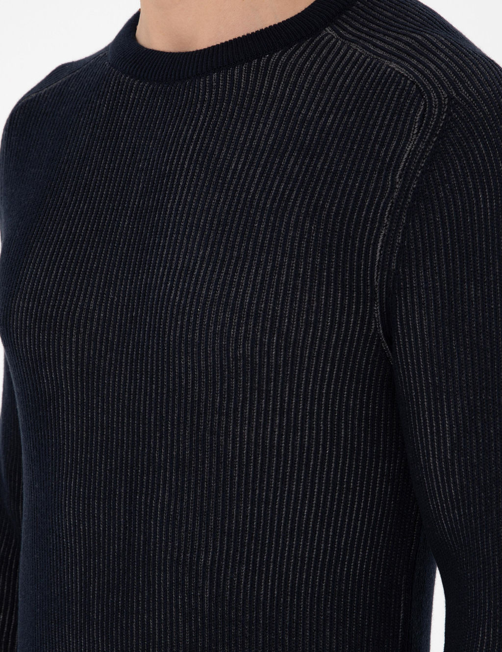 Lacivert Slim Fit Bisiklet Yaka Triko Kazak - Pierre cardin фото 7