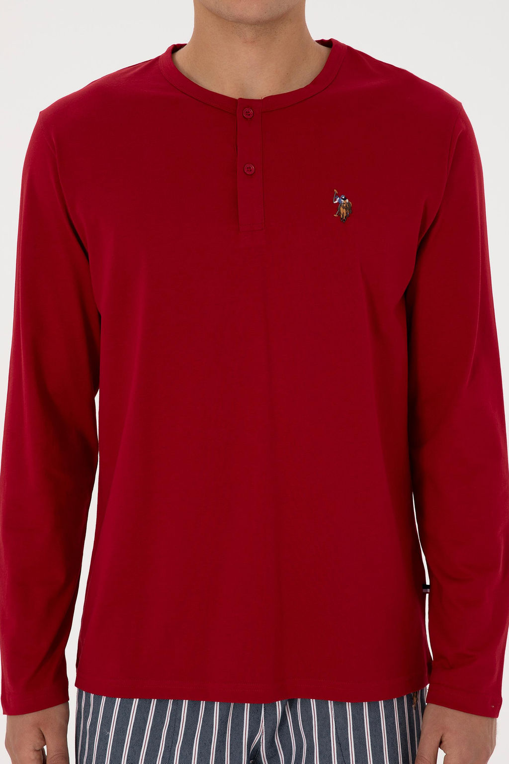 Erkek Bordo Pijama Tak_m_ - U.s. polo assn фото 6