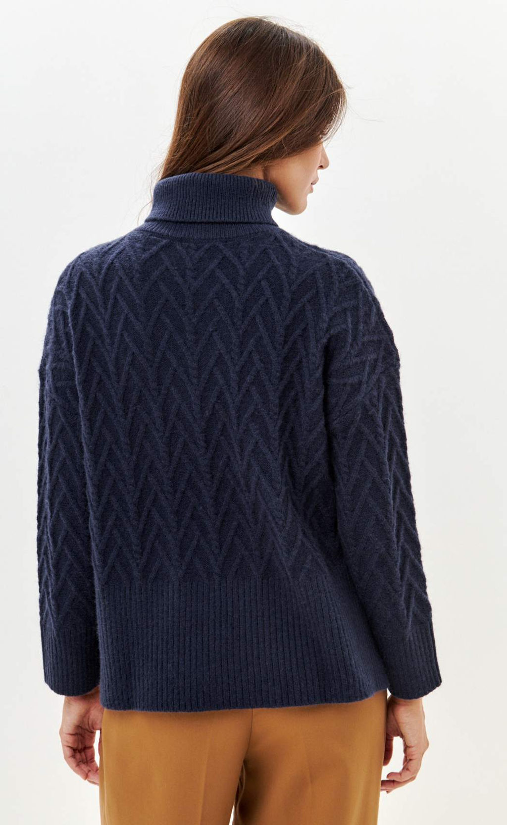 Джемпер F522-1502 d.blue - Fine joyce фото 7